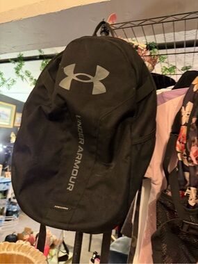 Under Armour Black Backpack with Reflective Logo